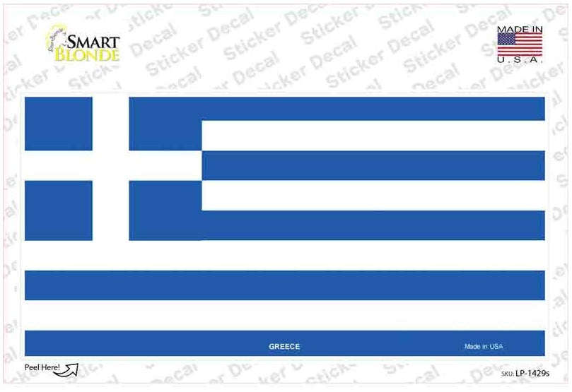 Flag Of Greece Bumper Sticker