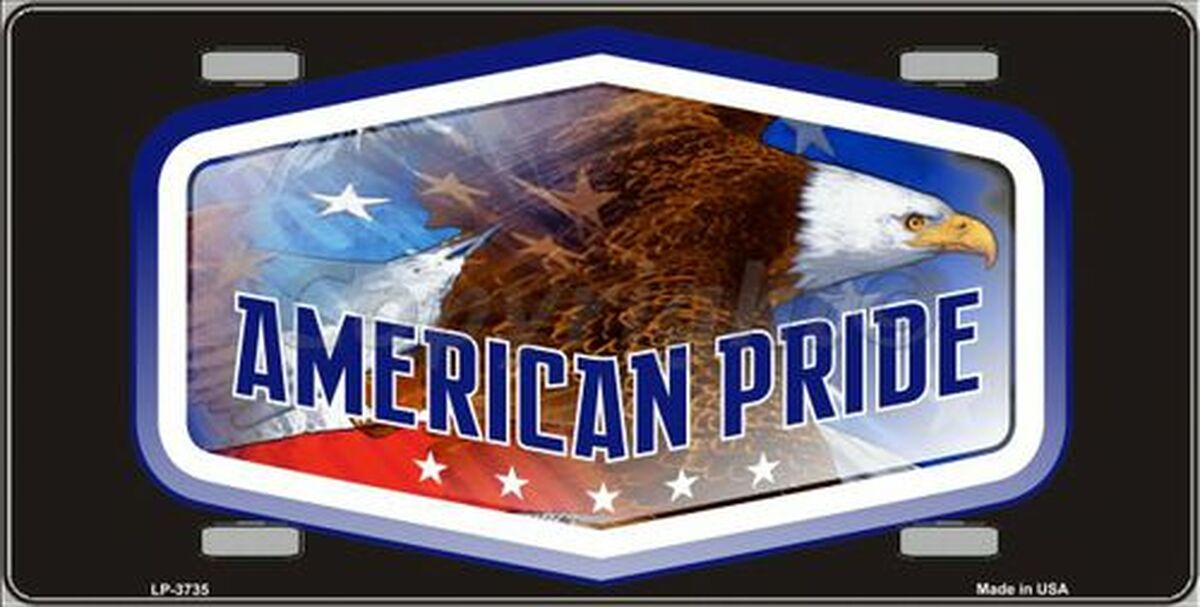 American Pride License Plate