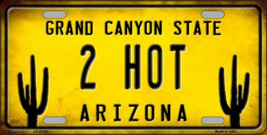 Arizona 2 Hot Novelty Metal License Plate