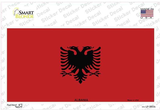 Albania Flag Bumper Sticker