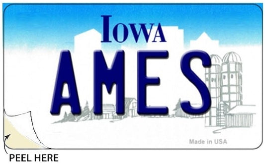 Ames Iowa Bumper Sticker