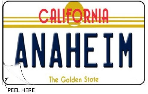 Anaheim California Bumper Sticker