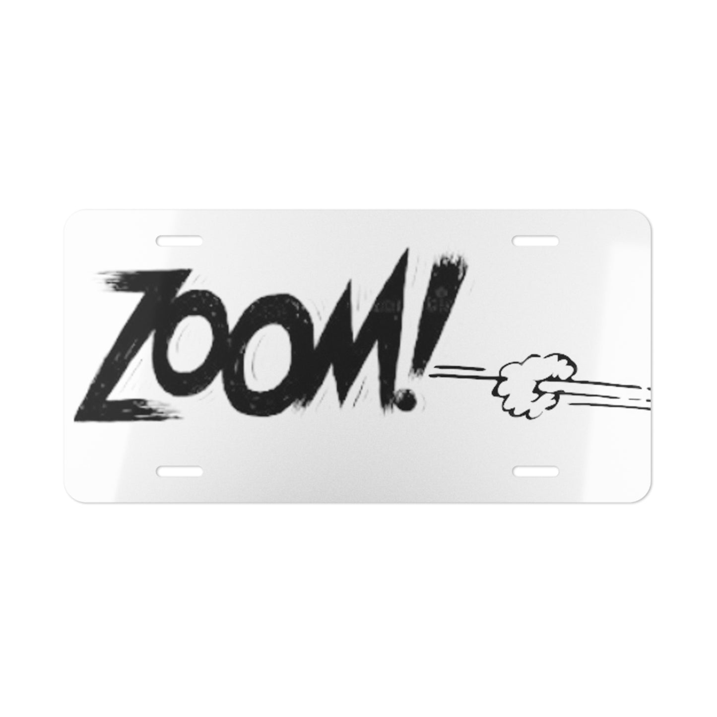 Zoom Novelty Metal Vanity License Plate