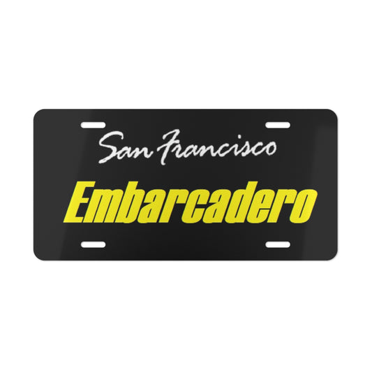 The Embarcadero, San Fransisco Vanity License Plate