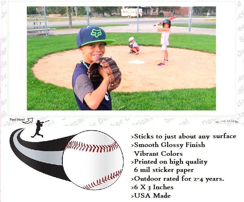 Baseball Dad Bumper Sticker