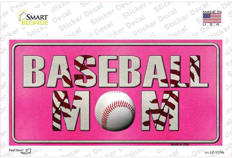 Baseball Mom Bumper Sticker