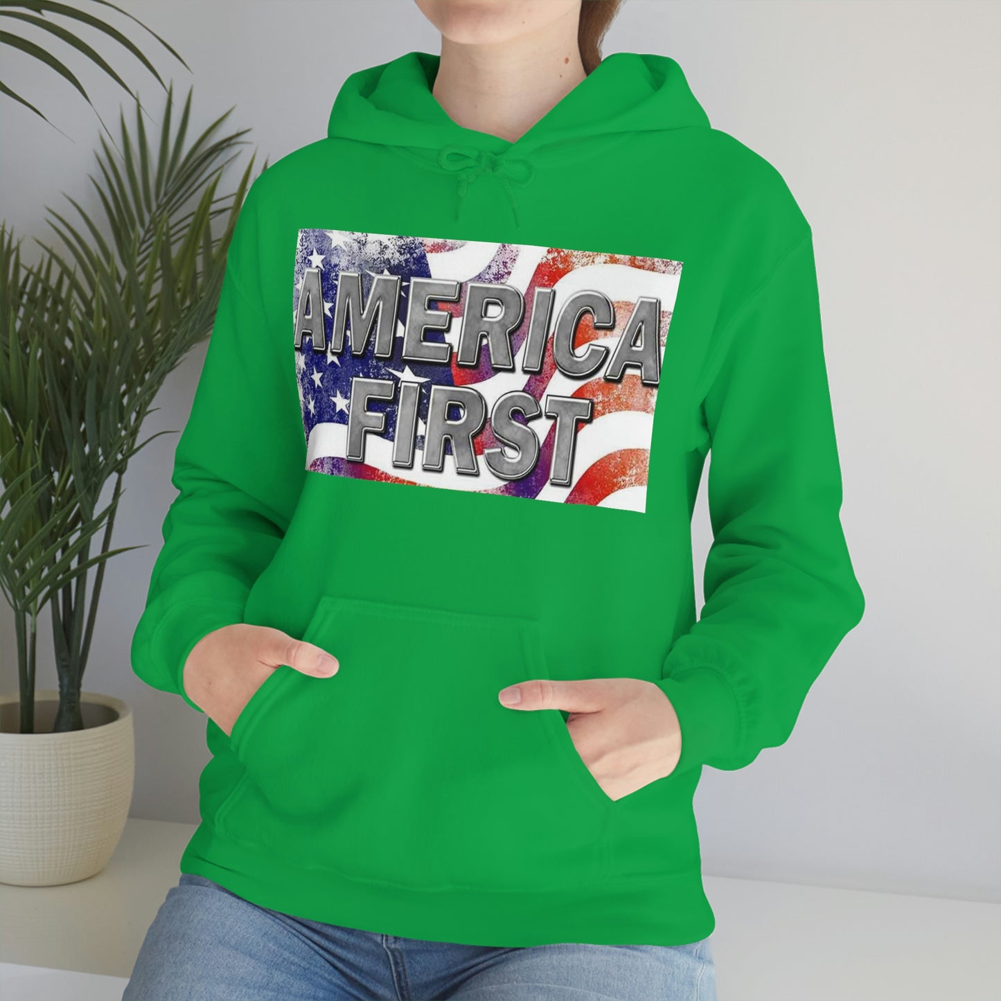 America First Unisex Heavy Blend™ Hooded Sweatshirt