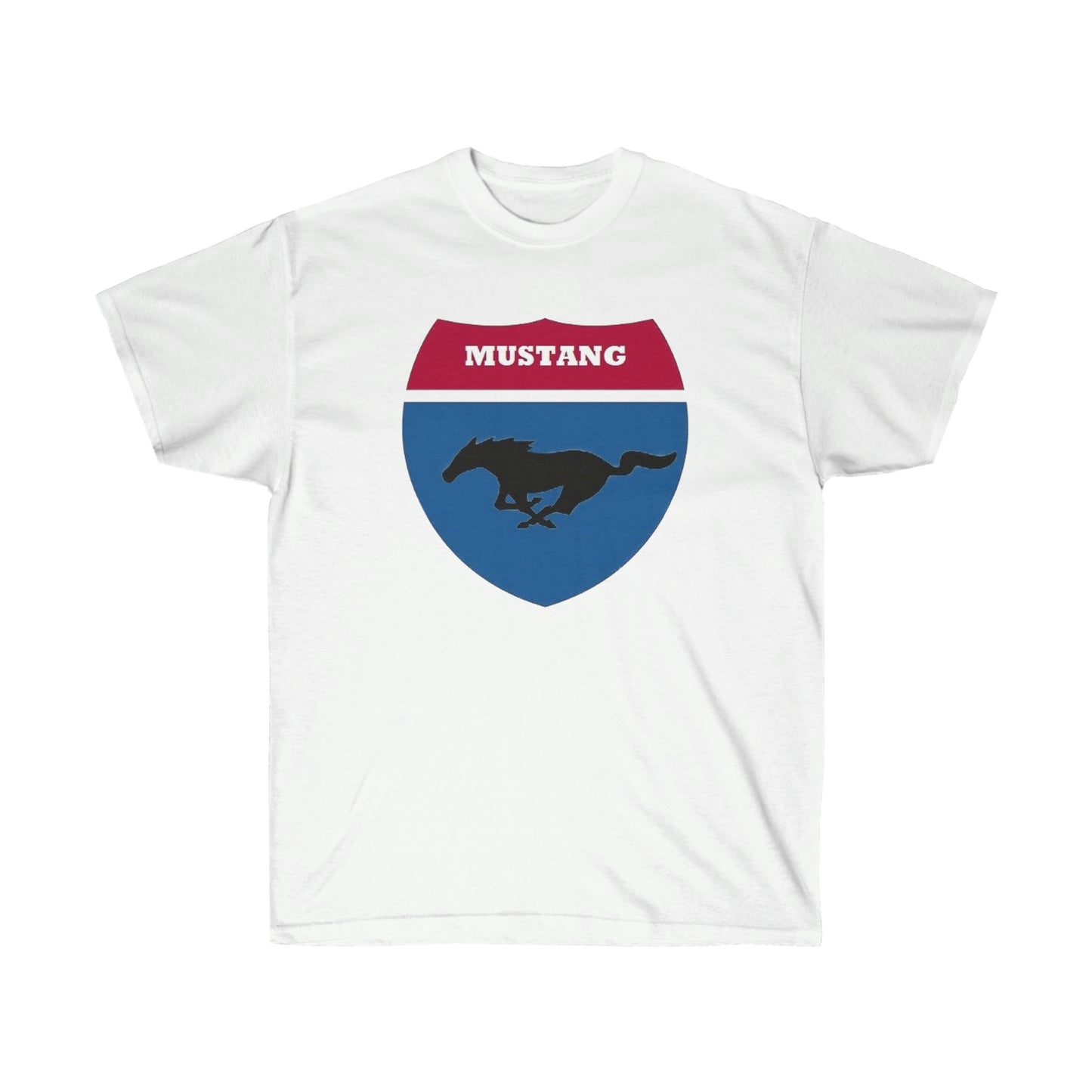 Mustang Highway Shield Unisex Ultra Cotton Tee