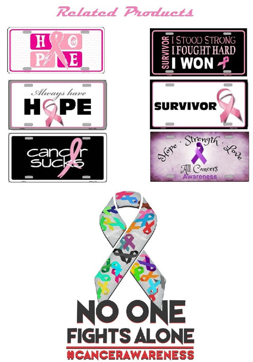 Think Pink Cancer Awareness Hope Vinyl Peel and Stick Decal