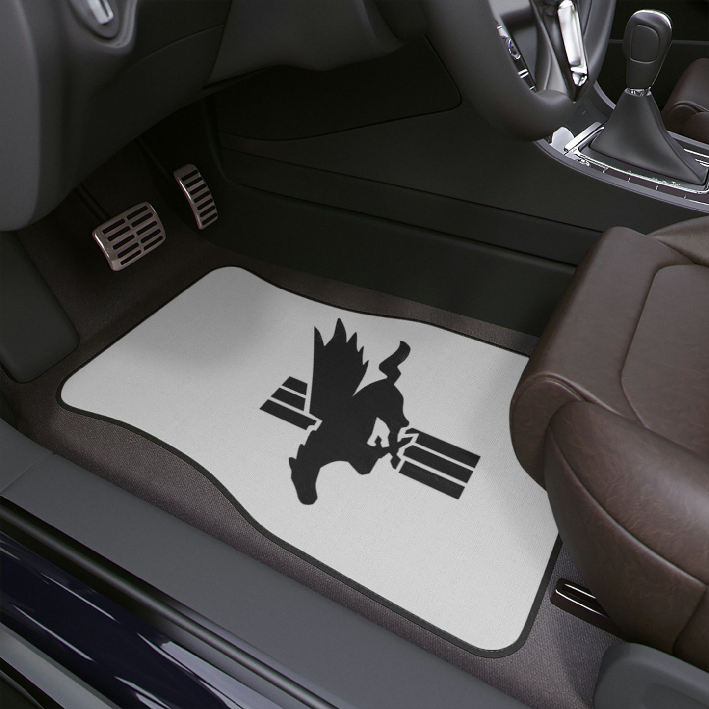 Mustang Pegasus Parody Car Floor Mats, 1pc