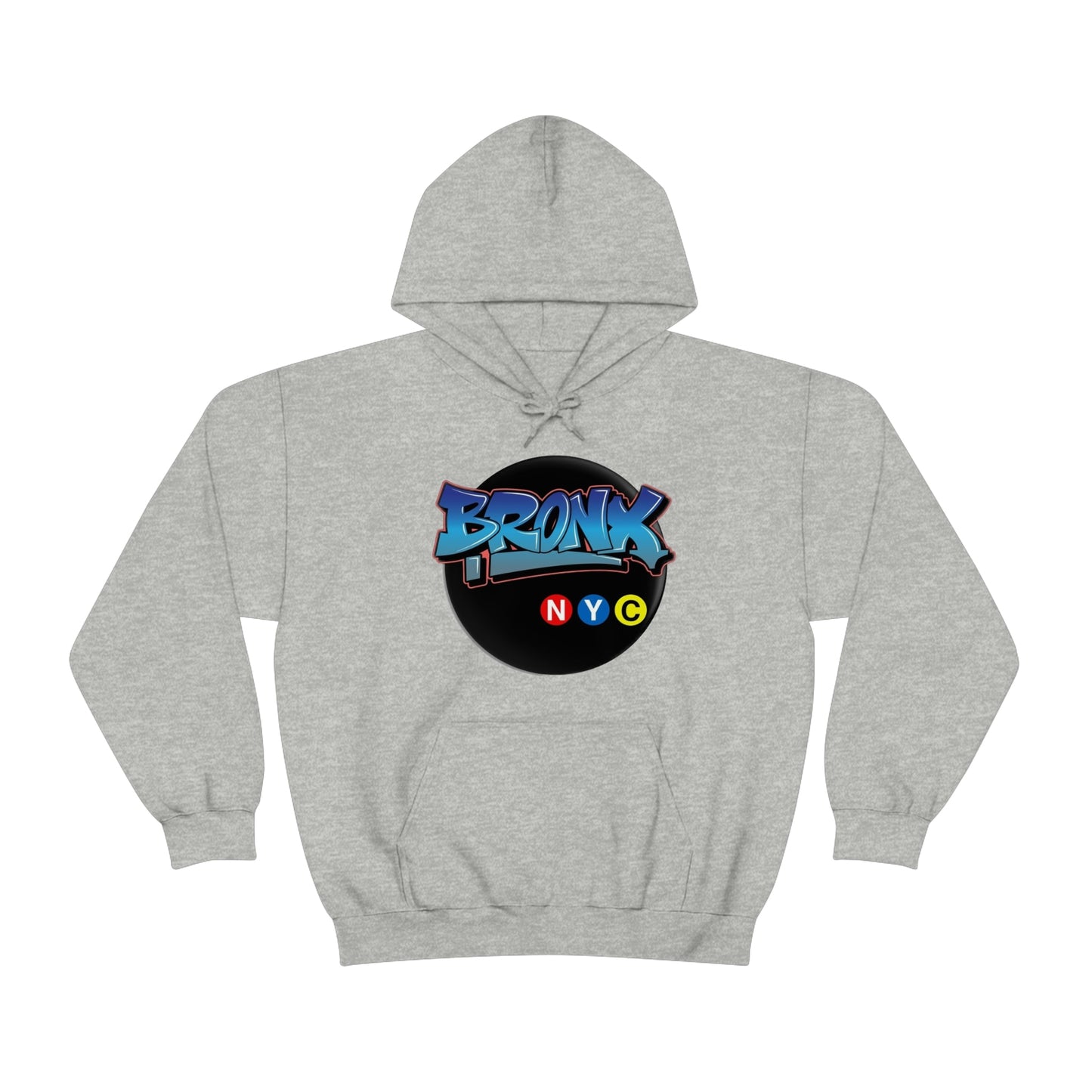 Bronx Graffiti Style Unisex Heavy Blend Hooded Sweatshirt