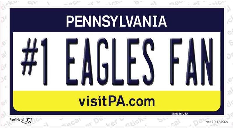Eagles Fan Peel & Stick Bumper Sticker