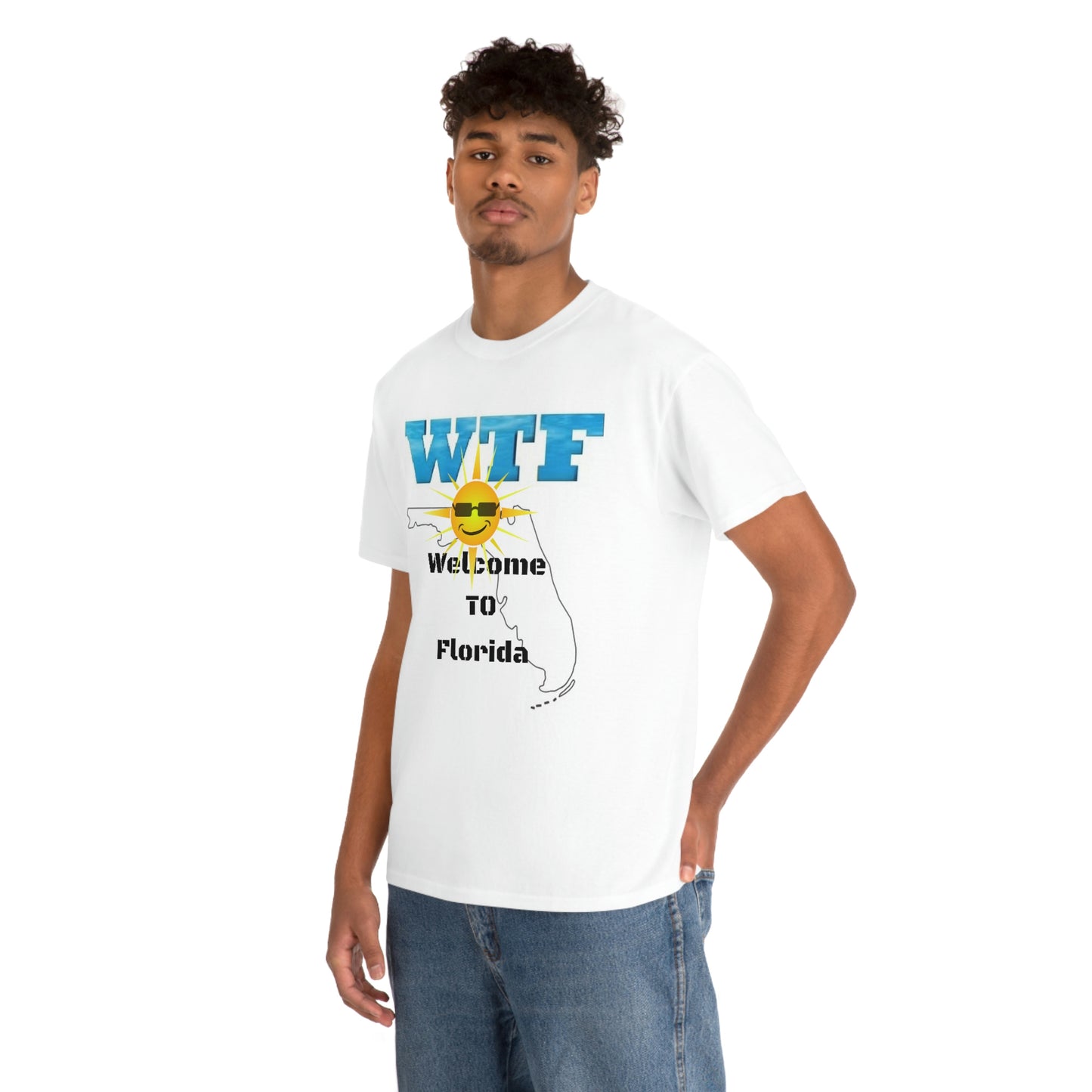 WTF Welcome To Florida Unisex Heavy Cotton Tee
