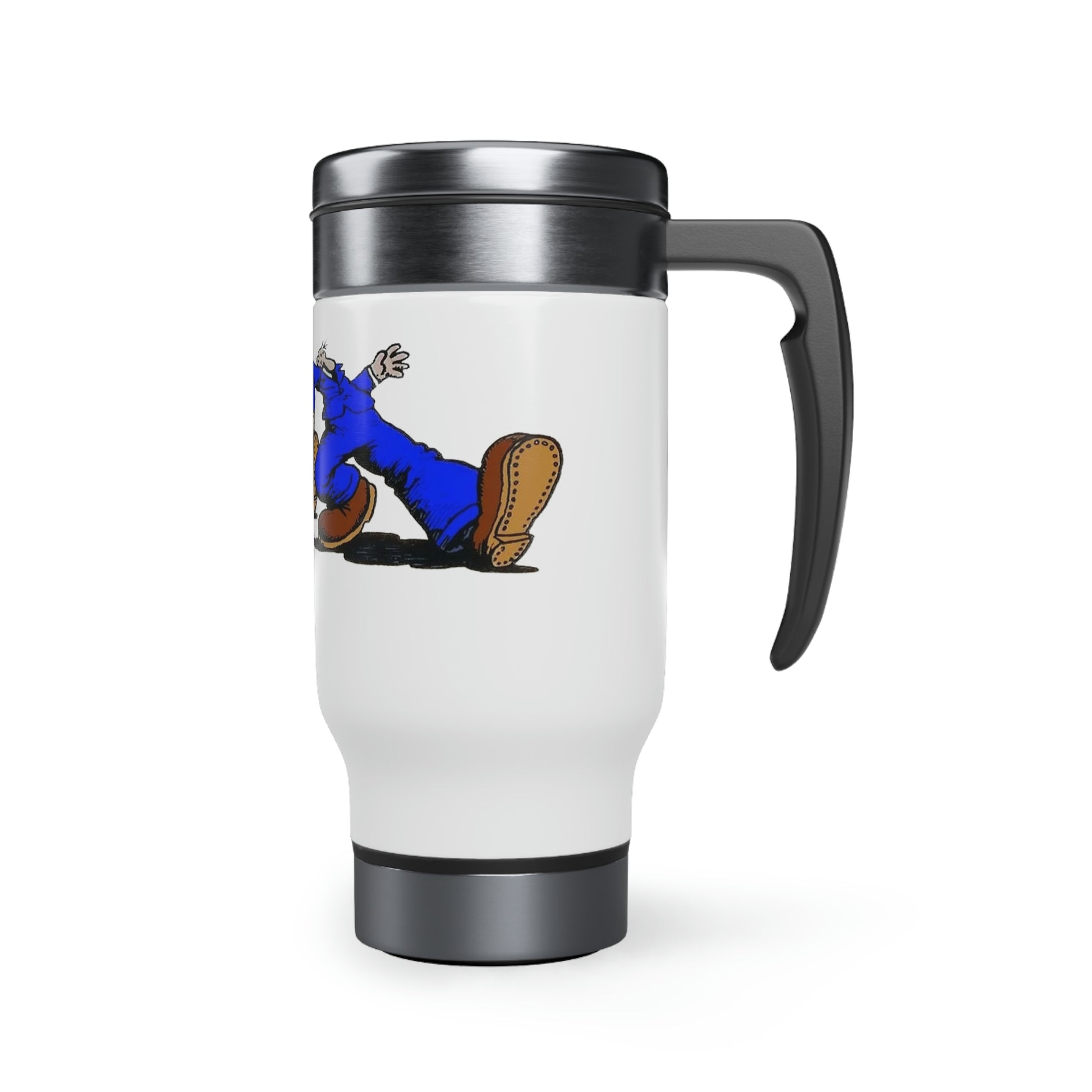 Right View Keep On Truckin' Stainless Steel Travel Mug