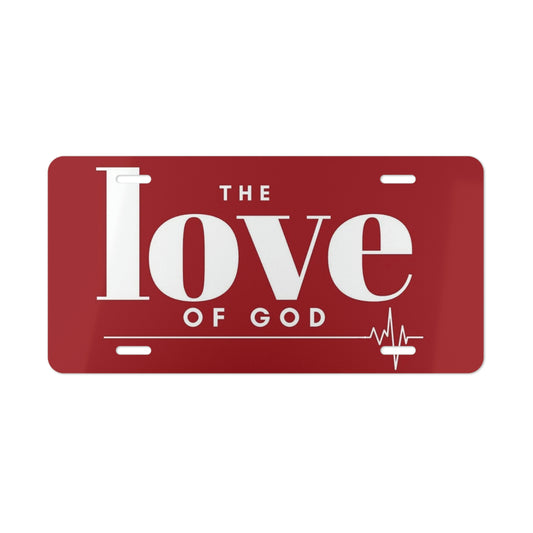 The Love of God Vanity Plate
