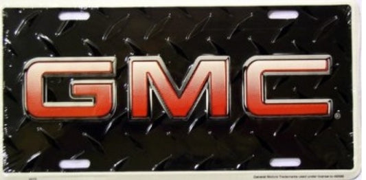 GMC Black Diamond License Plate