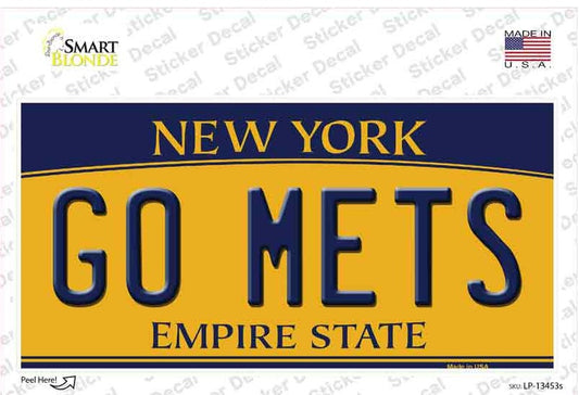 Go Mets Bumper Sticker