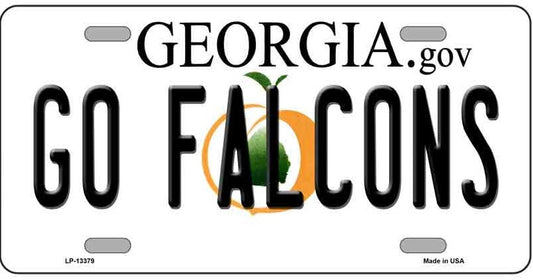 Go Falcons Fans Novelty Metal License Plate