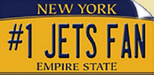 Number One Jets Fan Bumper Sticker