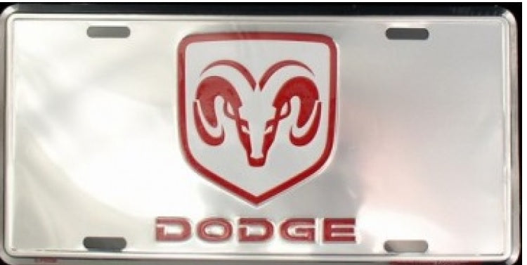 Dodge Anodized License Plate