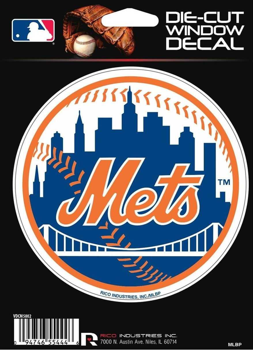 New York Mets Sticker Emblem Die-Cut Logo 