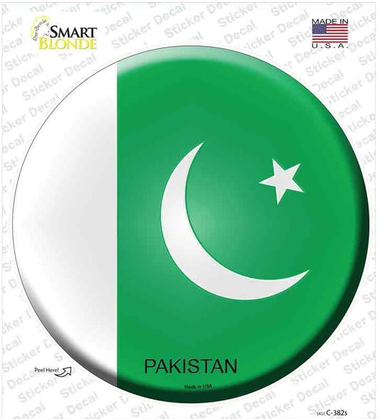 Pakistan Circle Sticker Decal