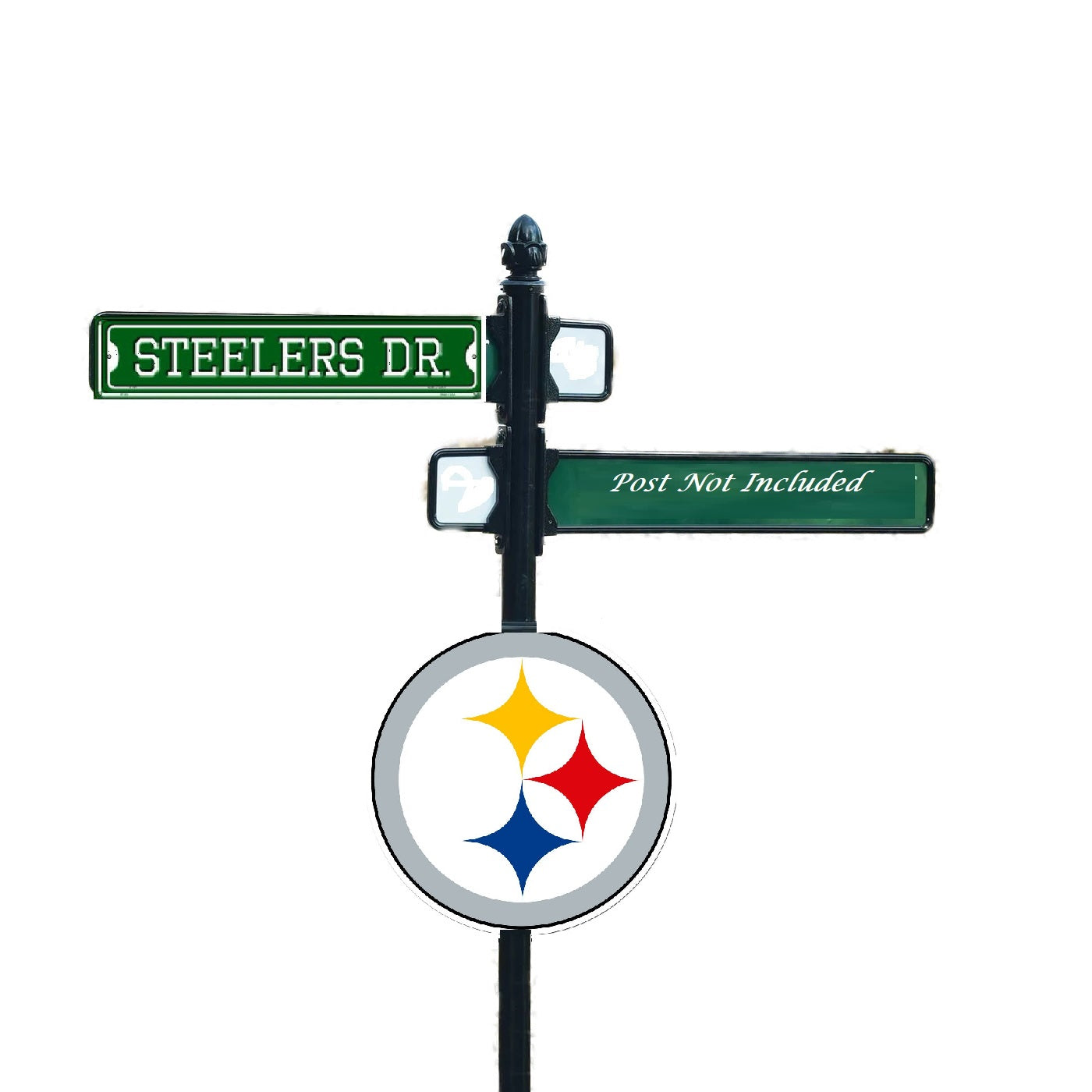 Steelers Drive Street Sign Post